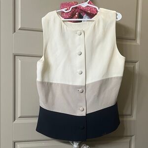 Colorblock Sleeveless Top